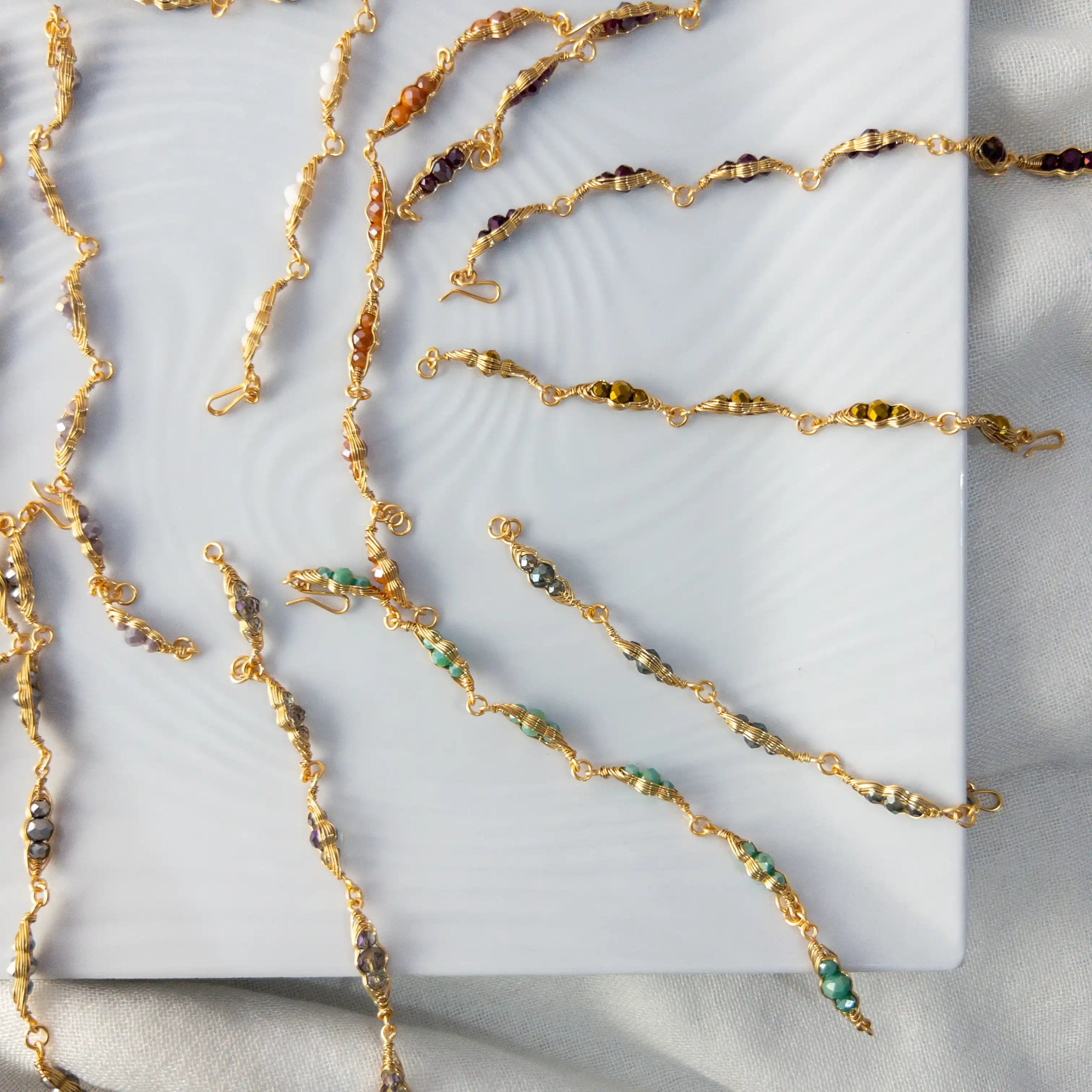 Three Beaded Bracelets
