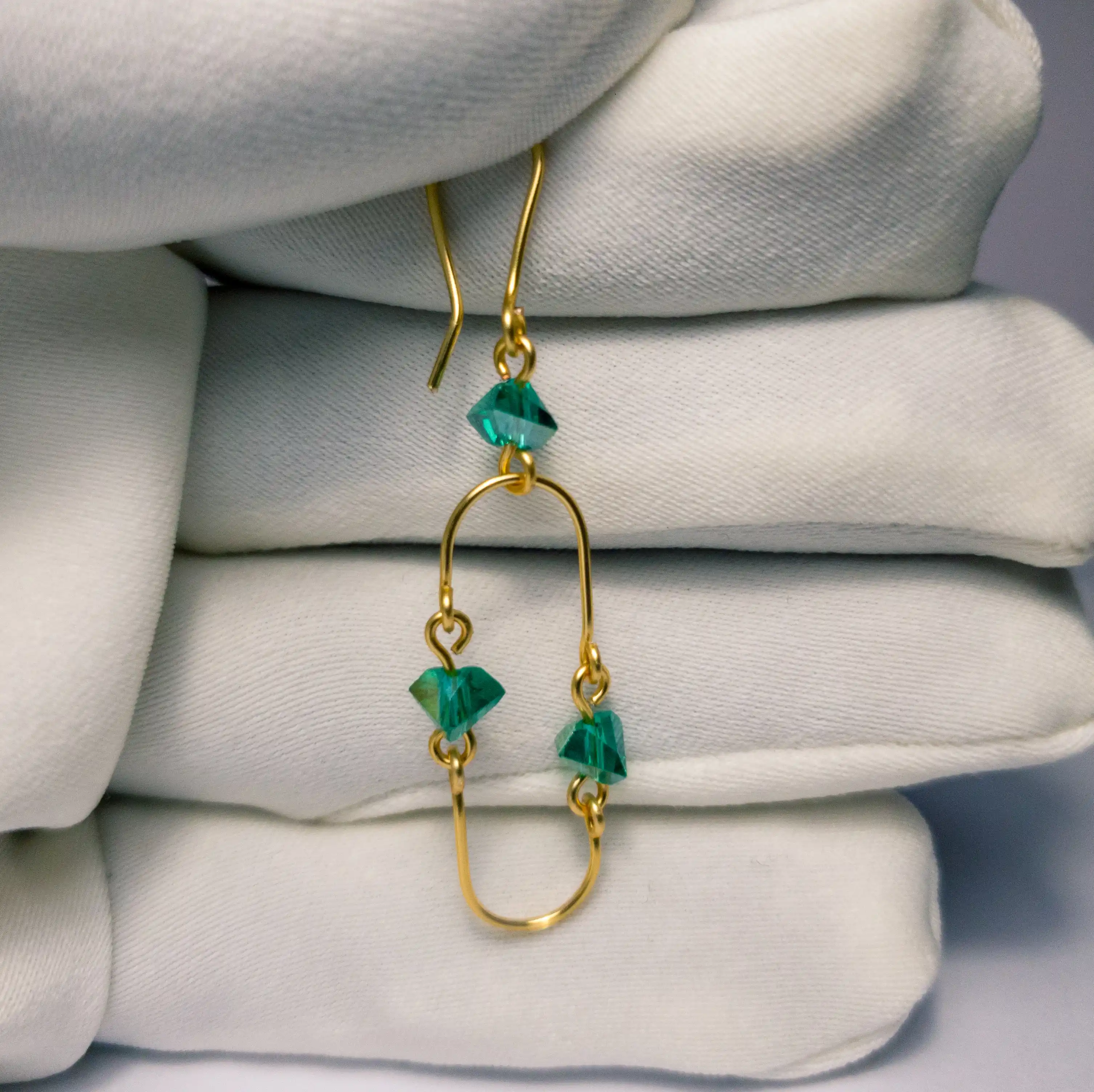 Gold Drop Earrings